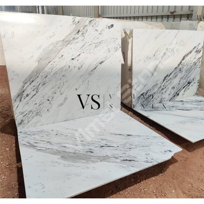 carara white marble