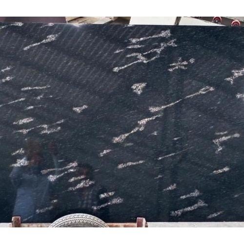 fish black granite flooring