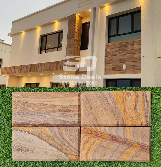 rainbow stone exterior wall cladding