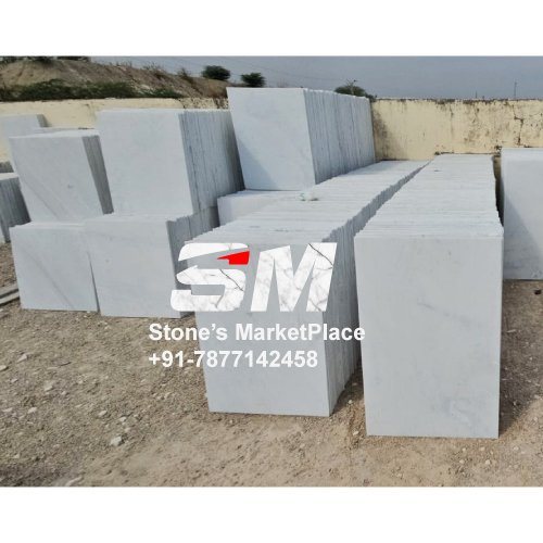 white marble floor tiles